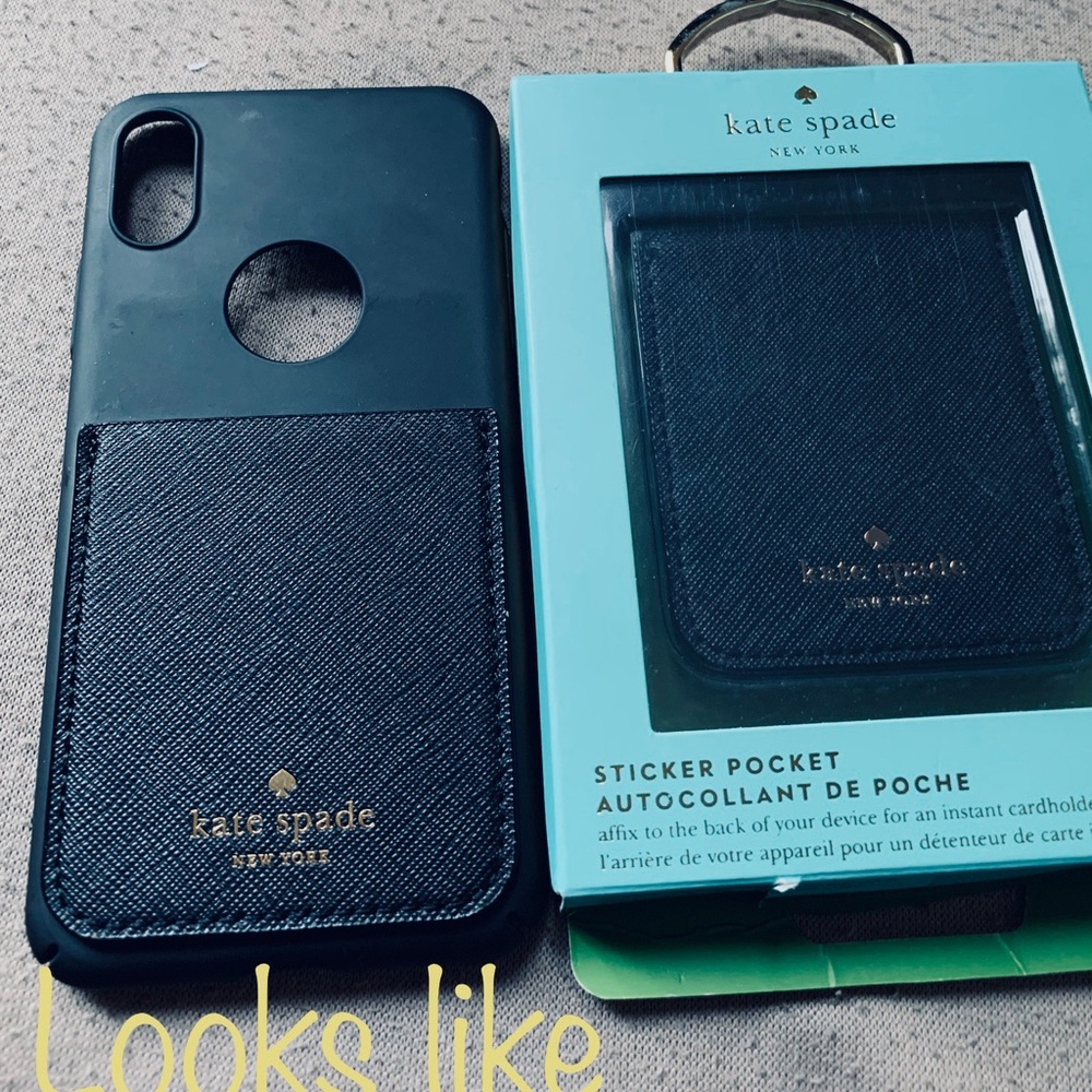 Authentic Kate spade sticker pocket